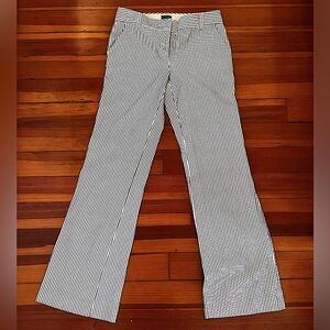 J Crew | Super Low Rise Flare Seersucker Pants | Y2K | never been worn